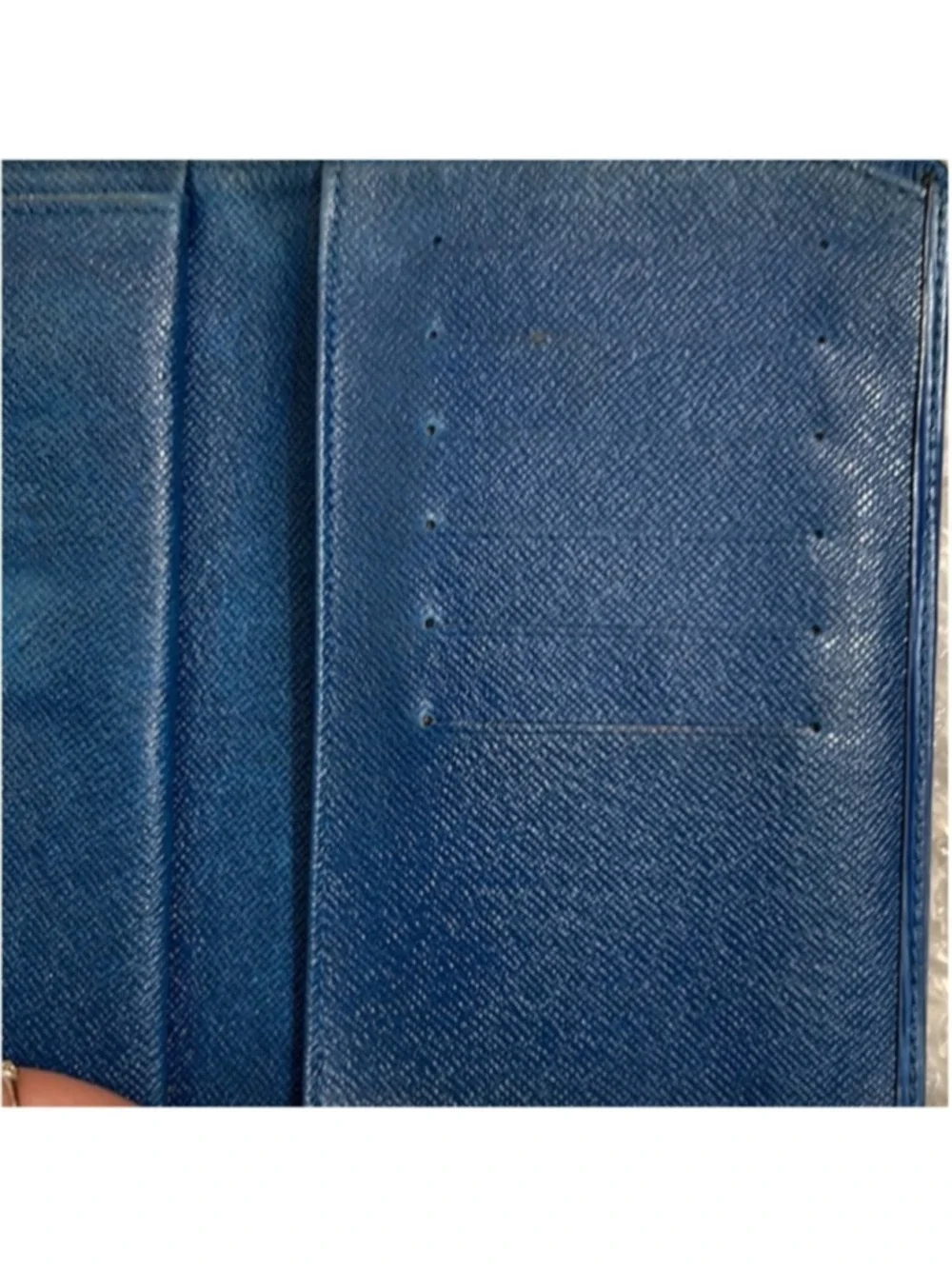Vintage Louis Vuitton Toledo Blue Epi Leather Wallet & 5-Key Holder Set